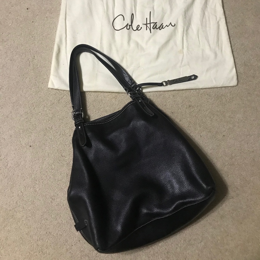 Cole Haan Black Slouch Purse
